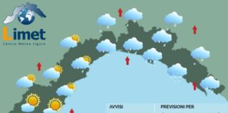 Meteo Liguria, tornano le nuvole e i piovaschi, neve sui rilievi meteo Liguria domenica 23 novembre 2025