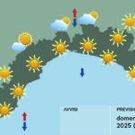 meteo Liguria domenica 9 novembre 2025