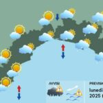meteo Liguria lunedì 17 novembre 2025
