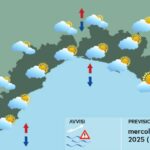 meteo Liguria mercoledì 26 novembre 2026