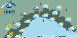 Meteo Liguria, aumentano le nuvole, domani nuova perturbazione meteo Liguria sabato 1 novembre 2025