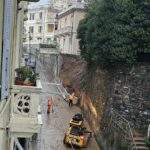 Pegli via Nicoloso da Recco Genova frana