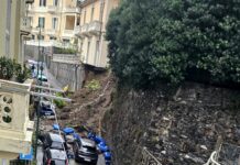 Maltempo a Genova, strade allagate a Sestri Ponente, tromba d’aria a Pegli frana Pegli via Nicoloso da Recco