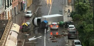 Maltempo a Genova, giornata terribile tra trombe d’aria, frane e incidenti stradali tromba d'aria a Pegli