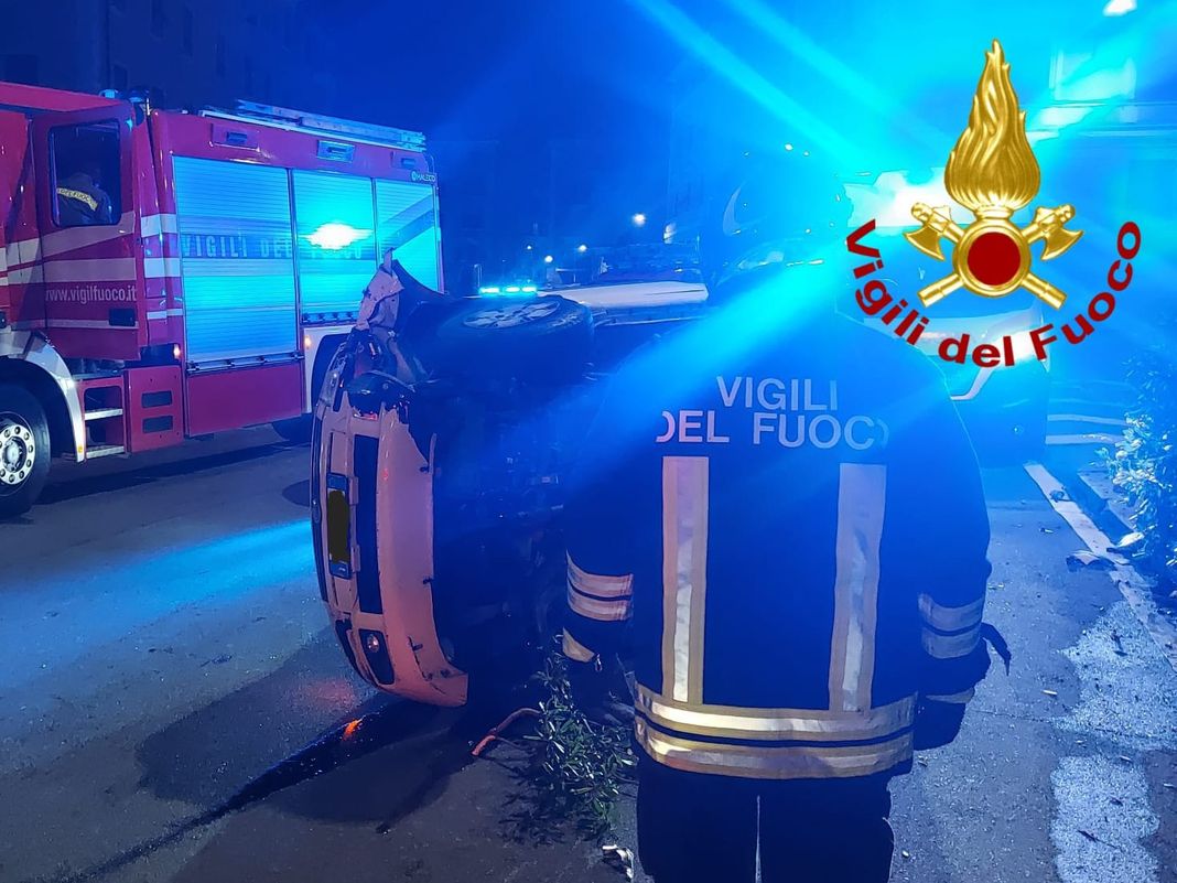 Sestri Ponente Genova incidente 24 novembre 2024 via hermada