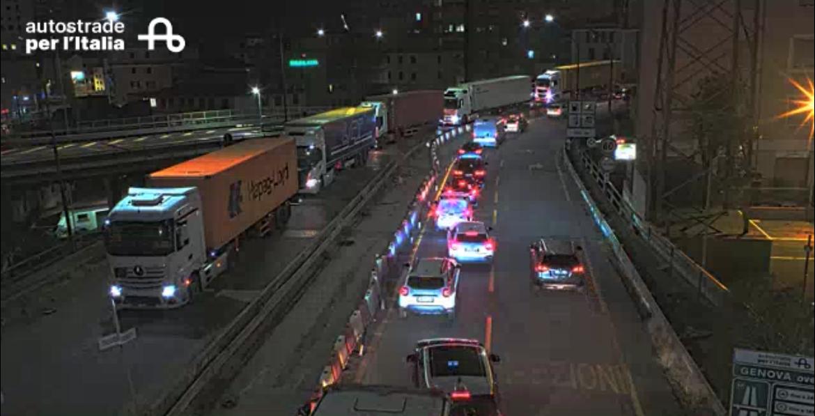 traffico ingresso Genova Ovest