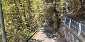 Rapallo, chiusa per uno smottamento la strada dove è morto Davide Rastelli via del Castellino Rapallo