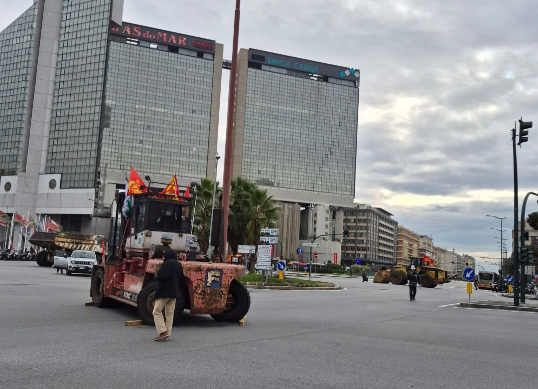 Manifestazione ex Ilva Brignole