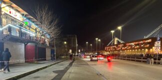 Genova, dopo gli scontri rimossi i parcheggi in via Monnet prima di Genoa-Atalanta Parcheggi via Monnet