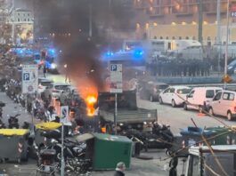 Genoa – Inter, dopo gli scontri stop alle trasferte per i tifosi Scontri Genoa Inter (2)