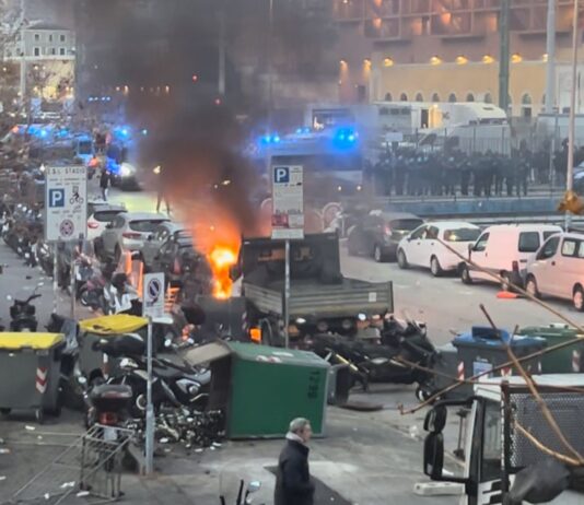 Scontri prima di Genoa-Inter, primi cinque arresti. Condanna del club rossoblu Scontri Genoa Inter (2)
