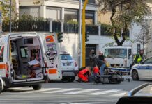 Genova, grave incidente ad Albaro, motociclista in codice rosso albaro incidente via De Gaspari 5 dicembre 2025
