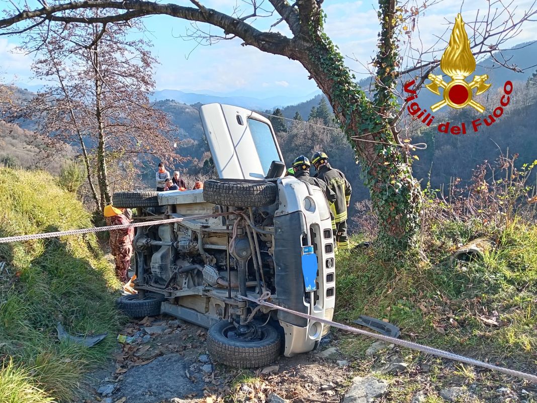 ceranesi incidente fuoristrada