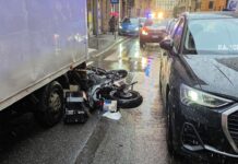 Genova, grave incidente in via Montevideo, ferito un motociclista incidente via montevideo genova 16 dicembre 2025