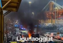Scontri prima di Genoa – Inter, 15 feriti tra le forze dell’ordine, indagini in corso marassi scontri genoa inter