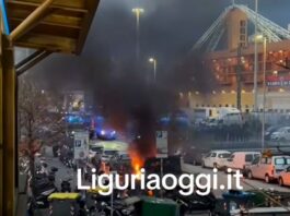 Scontri prima di Genoa – Inter, 15 feriti tra le forze dell’ordine, indagini in corso marassi scontri genoa inter