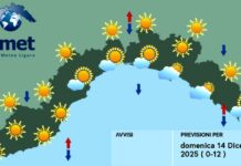 Meteo Liguria, nuvole in aumento in giornata, martedì peggiora meteo liguria domenica 14 dicembre 2025