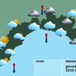 Meteo Liguria, ancora nuvole basse e isolati piovaschi meteo Liguria giovedì 11 dicembre 2025