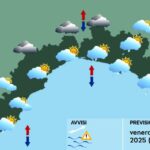 Meteo Liguria, ancora nuvole in aumento e possibili piovaschi meteo Liguria venerdì 19 dicembre 2025