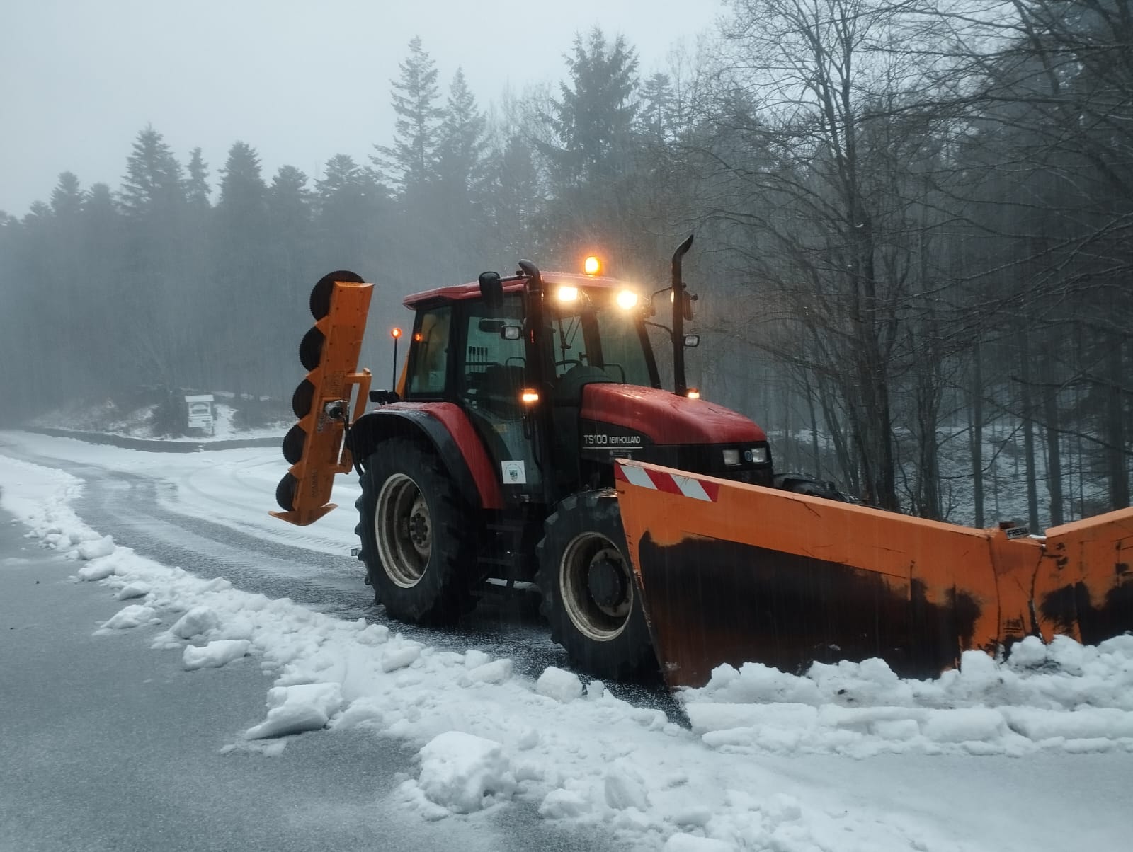neve, spazzaneve, strade 