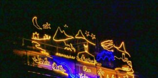 Albisola, il presepe luminoso che invoca la Pace presepe lumnoso Albisola