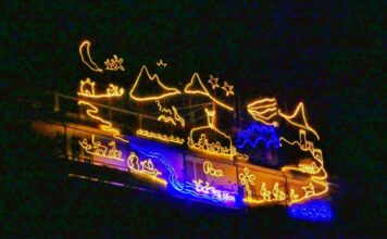 Albisola, il presepe luminoso che invoca la Pace presepe lumnoso Albisola