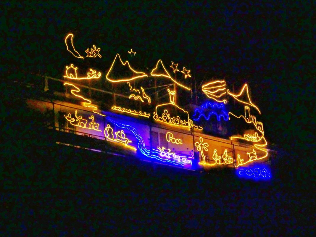 presepe lumnoso Albisola