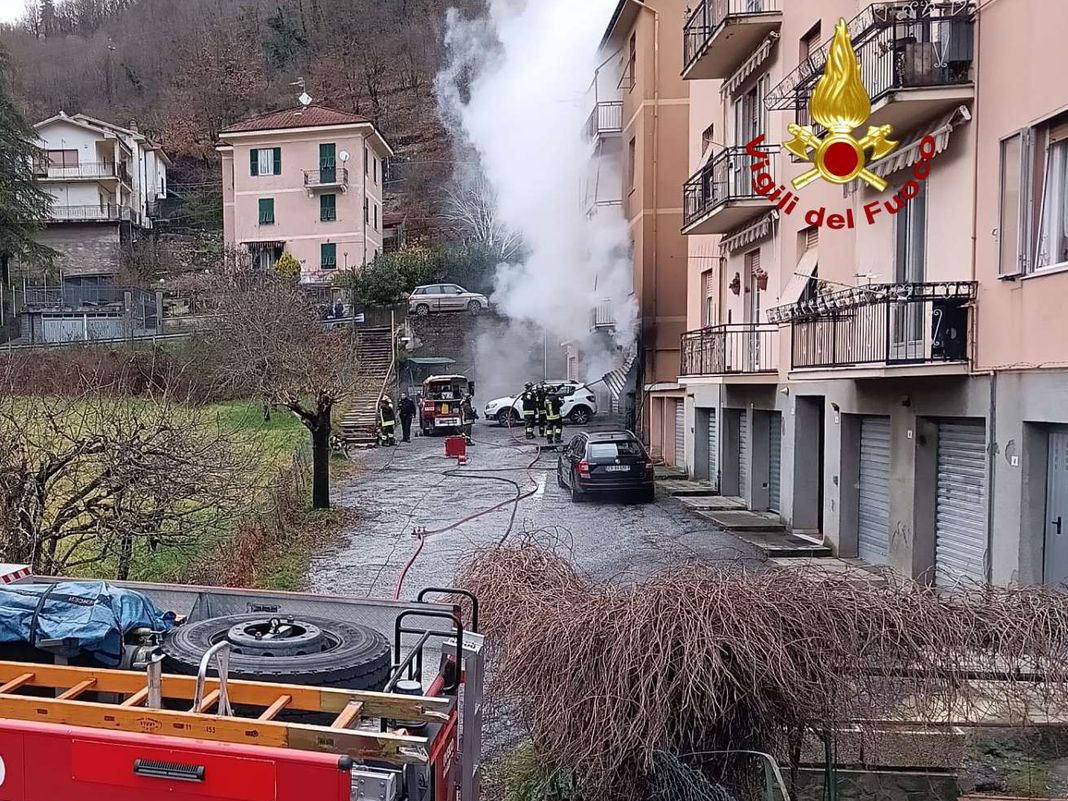 Ronco Scrivia incendio 18 dicembre 2025 