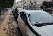 Sampierdarena, strage di specchietti nella notte, auto danneggiate Sampierdarena auto danneggiate via Cantore