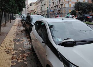 Sampierdarena, strage di specchietti nella notte, auto danneggiate Sampierdarena auto danneggiate via Cantore