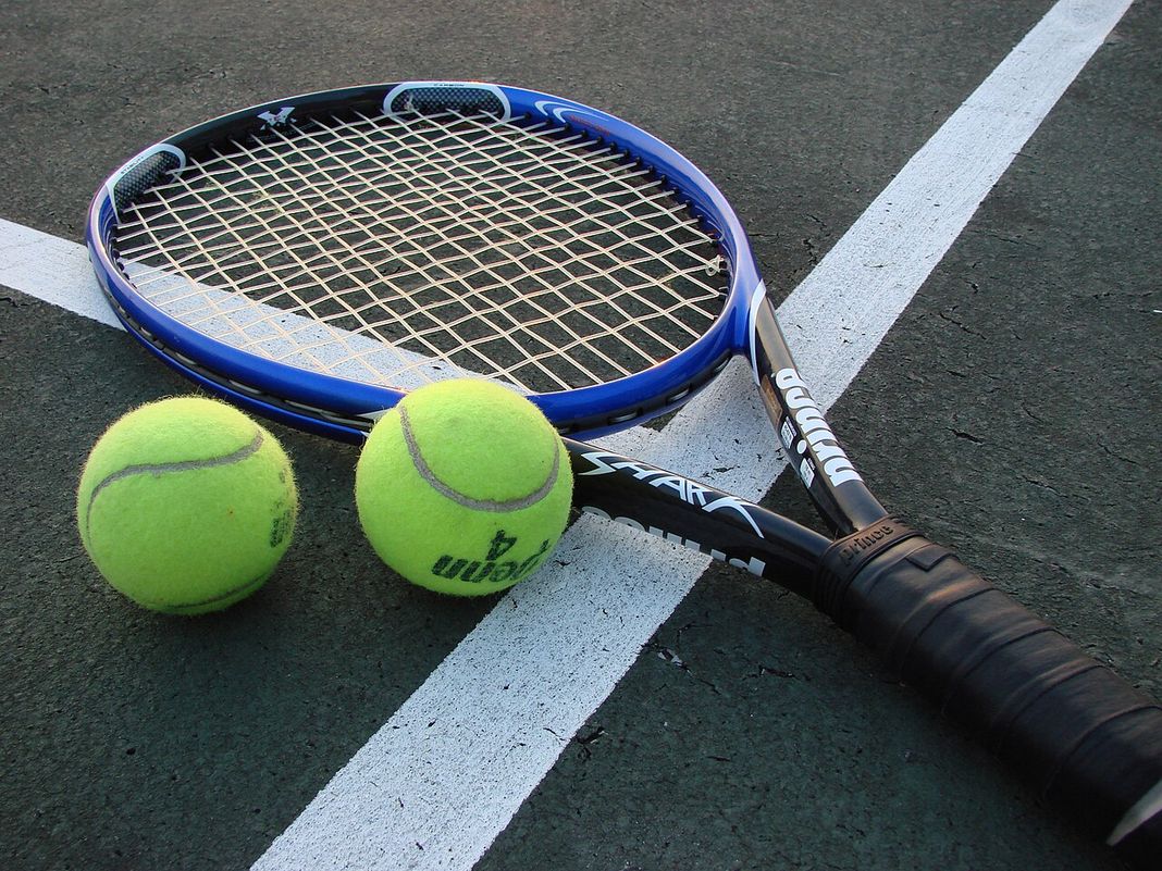 tennis, racchetta, palline
