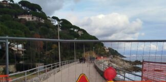 Passeggiata Cogoleto – Varazze ancora chiusa Varazze passeggiata mare bloccata