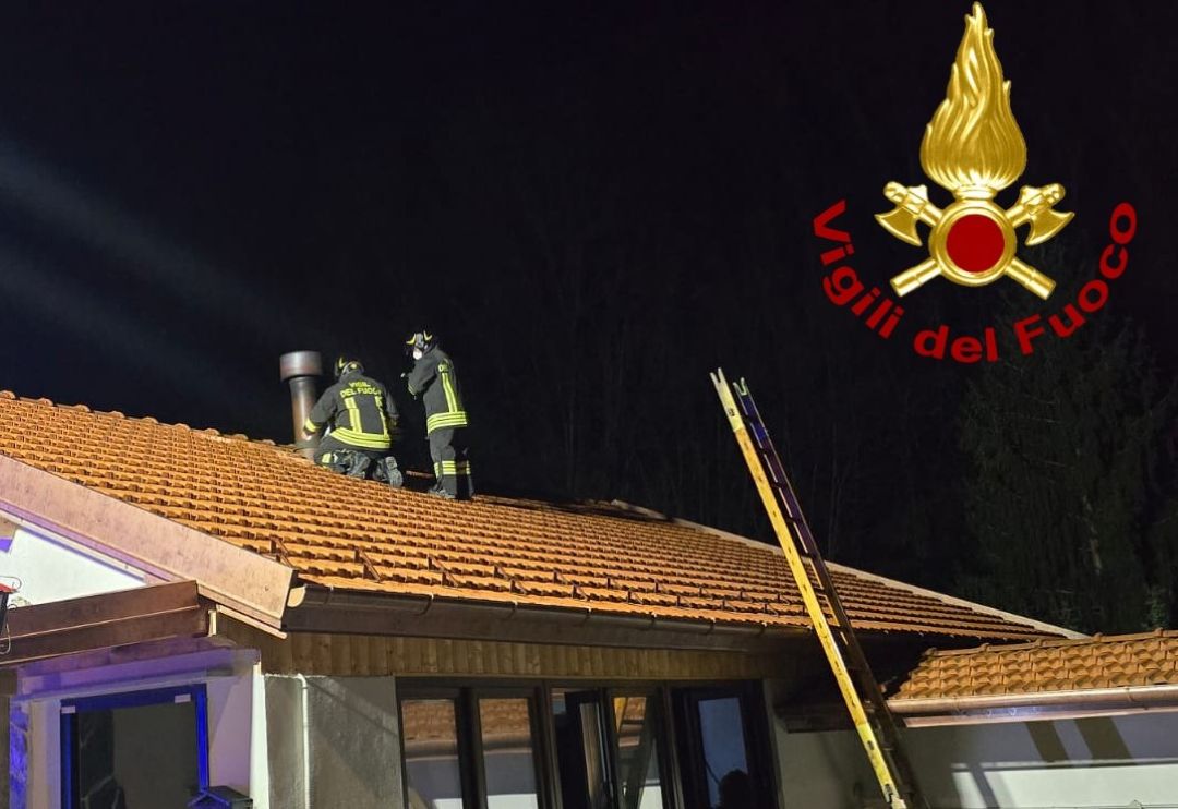 Incendio sottotetto Ceranesi