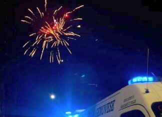 ambulanza fuochi capodanno