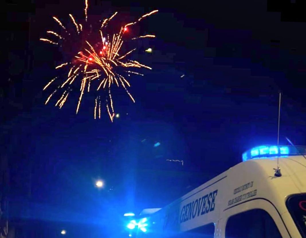 ambulanza fuochi capodanno