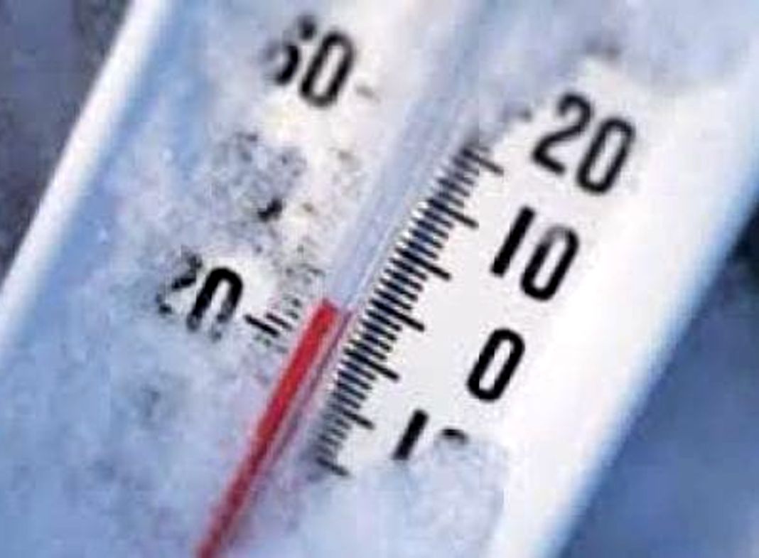 freddo termometro ghiaccio