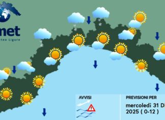 meteo Liguria giovedì 1 gennaio 2026