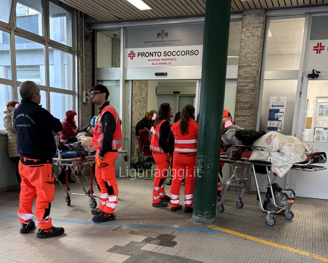san martino pronto soccorso caos