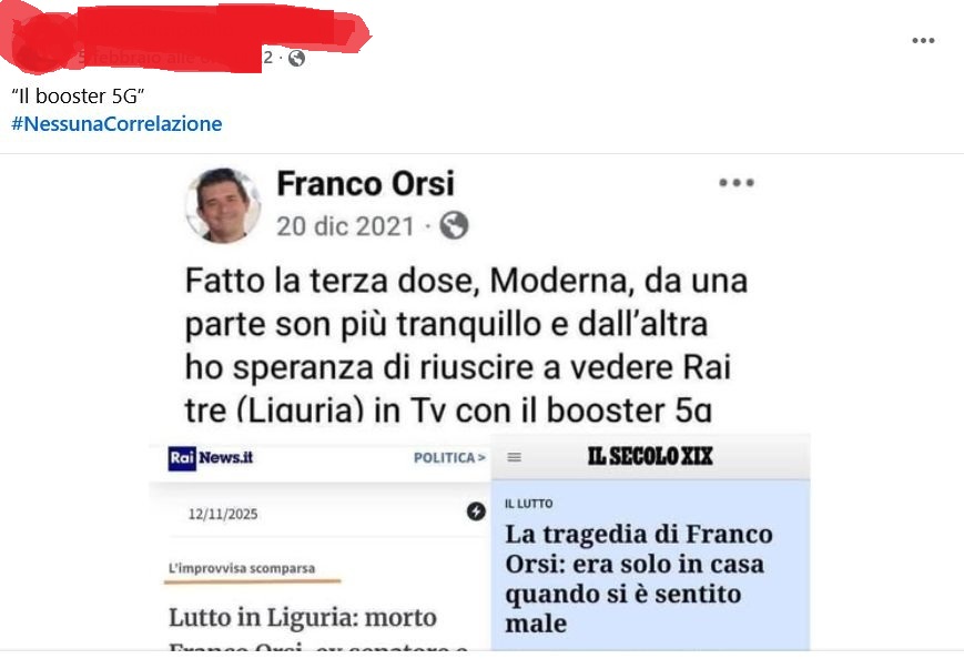 franco orsi commenti no vax