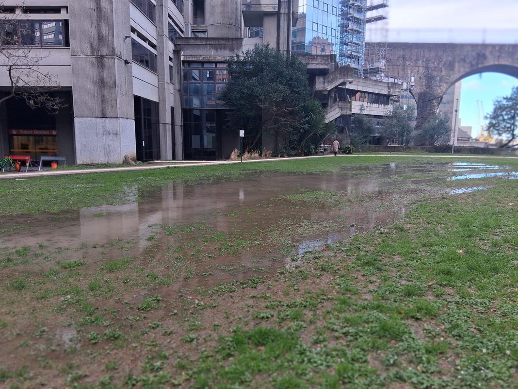 Maltempo a Genova, allagati i Giardini di Plastica giardini plastica allagati genova