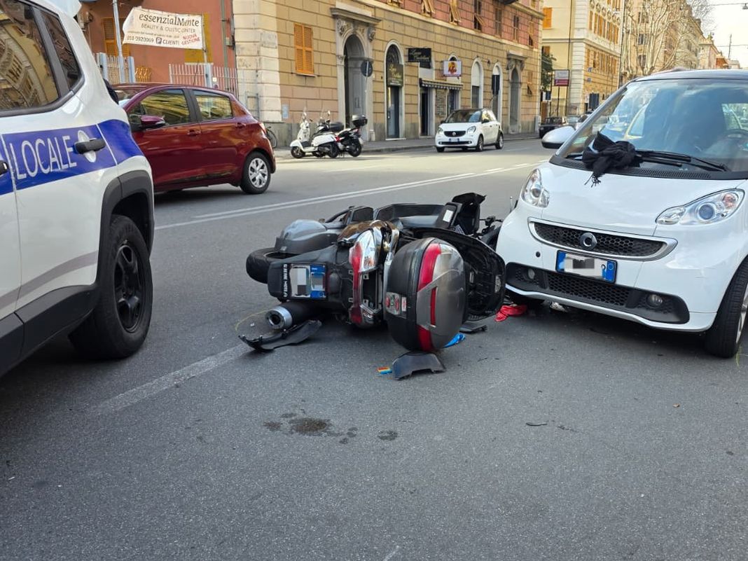 Genova, incidente in via Barabino, ferito un 62enne incidente genova via barabino 24 febbraio 2026