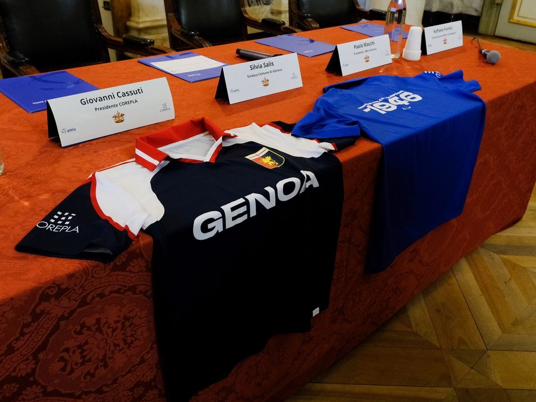 genoa sampdoria maglie coreplet