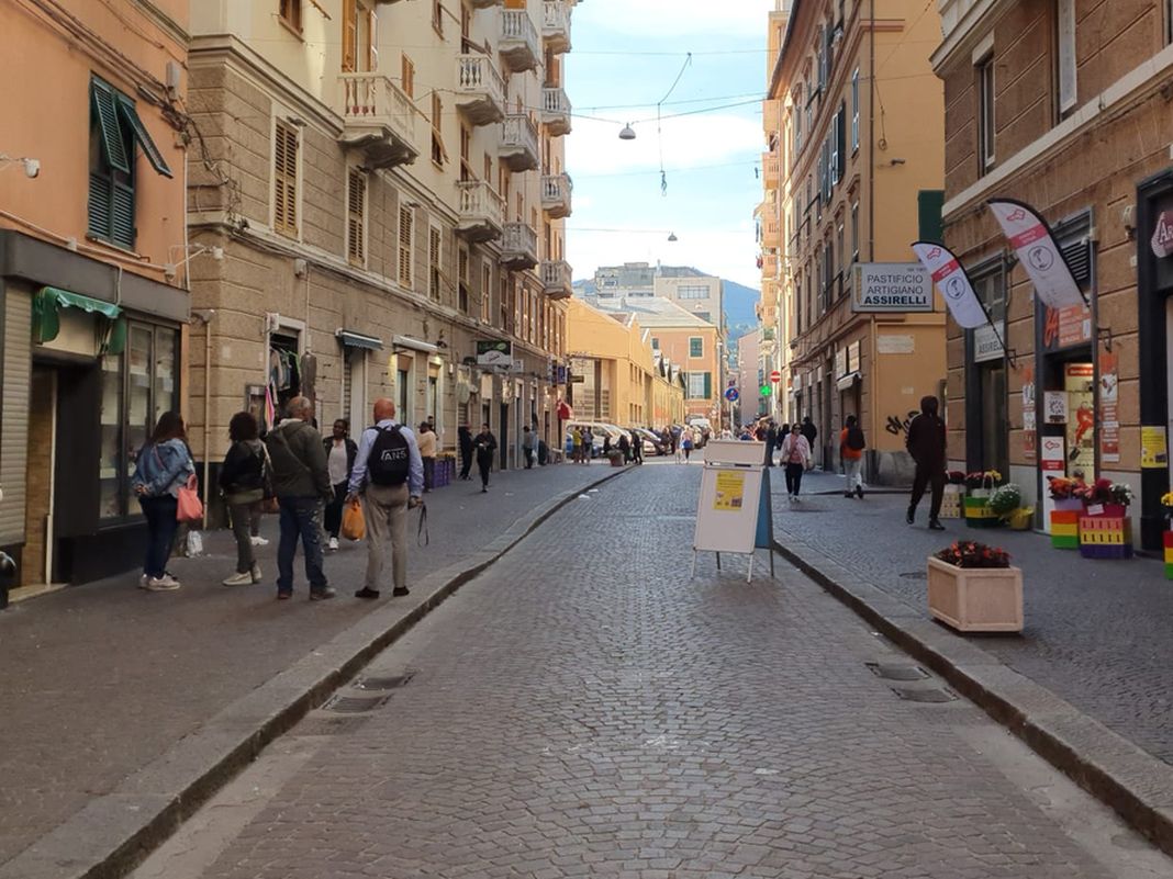 Sampierdarena, Confesercenti contro la pedonalizzazione di via Rolando via rolando genova sampierdarena