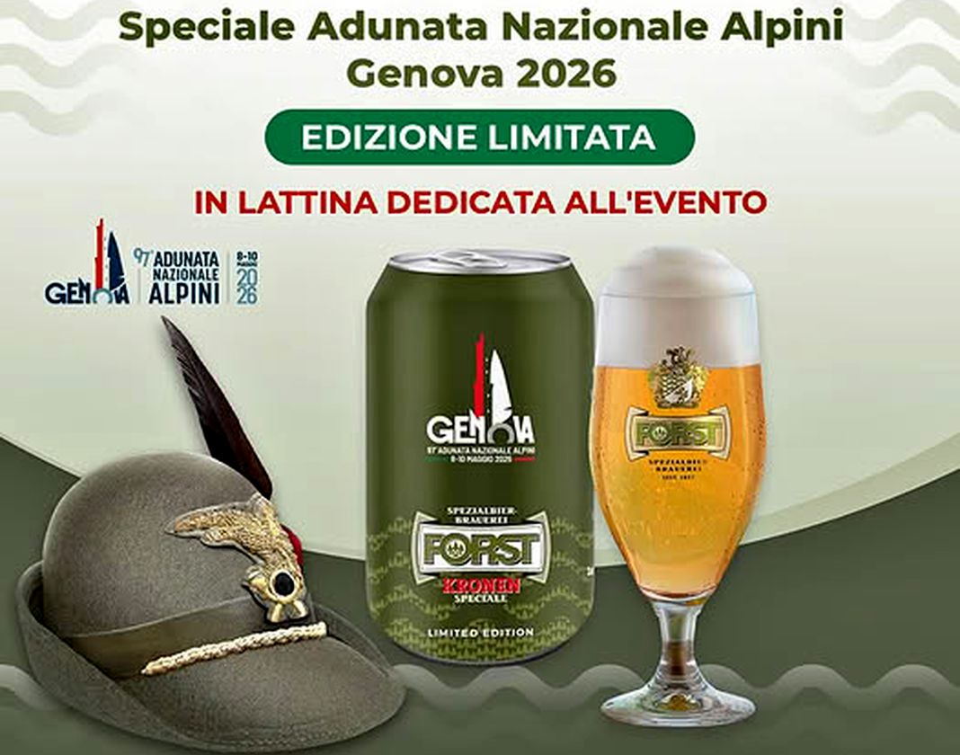 Adunata degli Alpini a Genova, la Forst Kronen dedica una birra all’evento adunata alpini genova birra forst kronen