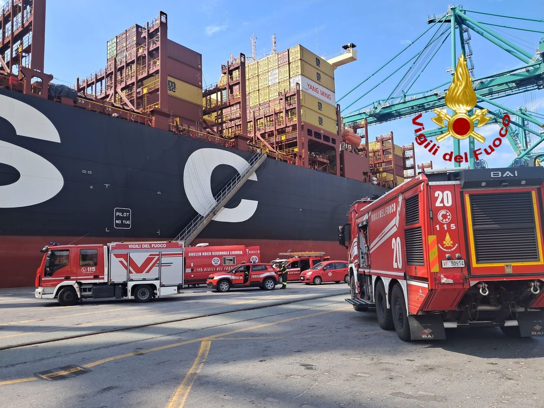 Genova, container pericoloso al PSA di Pra’, bonifica conclusa Terminal PSA Pra' container pericoloso