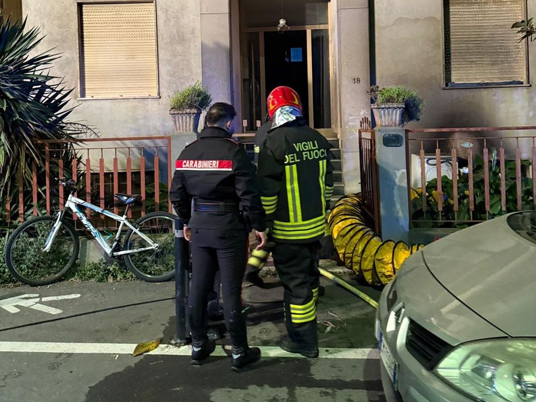 Ventimiglia, fiamme in una palazzina di via San Secondo ventimiglia incendio 16 aprile 2026