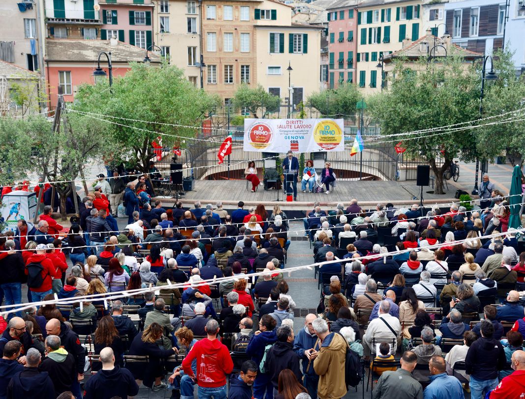 Salute e Appalti, parte da Genova la raccolta firme per una nuova legge evento cgil raccolta firme salute