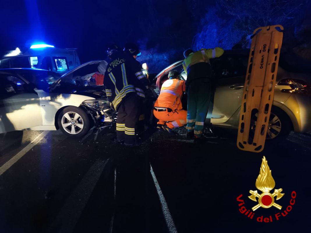 Diano Marina, grave incidente sull’Aurelia, tre feriti capo berta incidente 2 maggio 2026