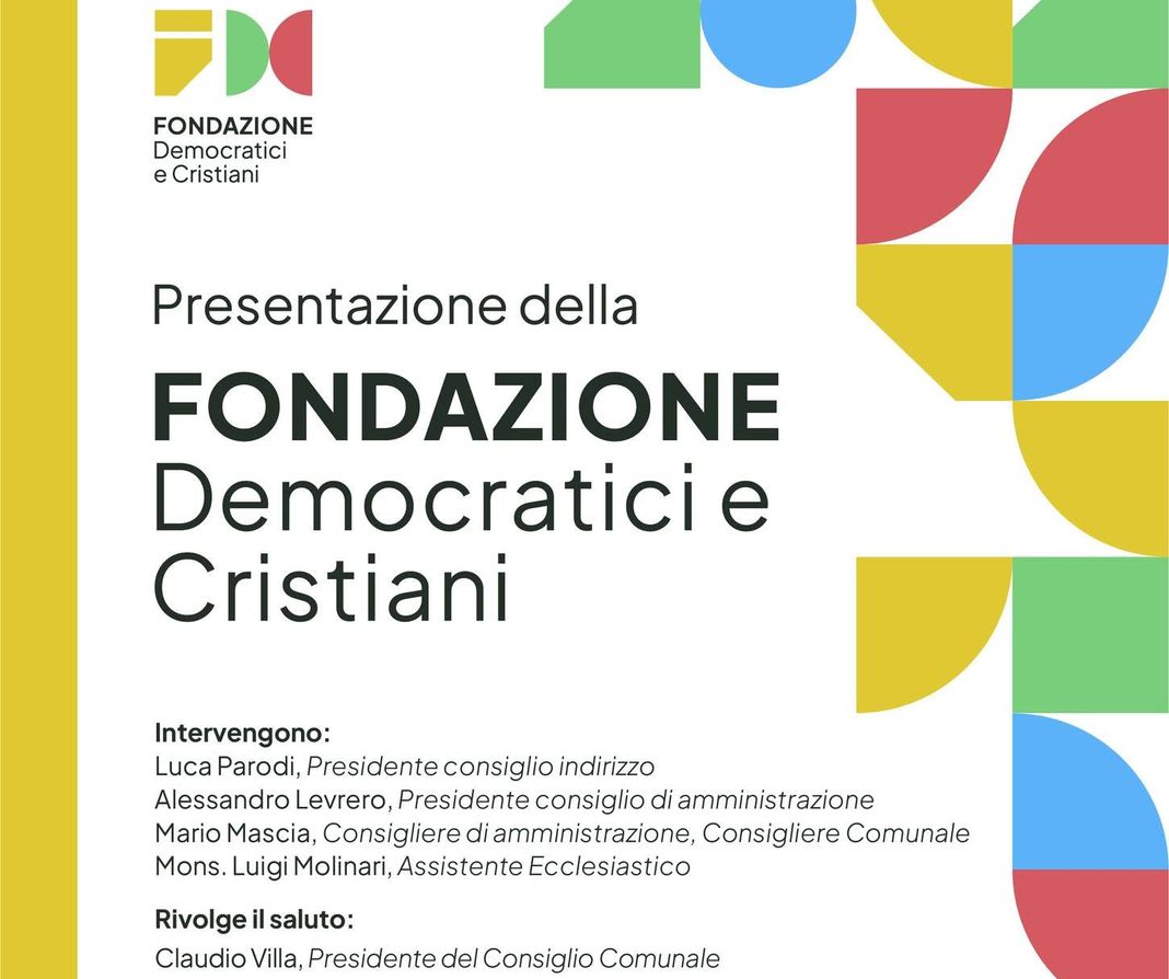 Genova – Nasce la Fondazione Democratici e Cristiani fondazione democratici e cristiani