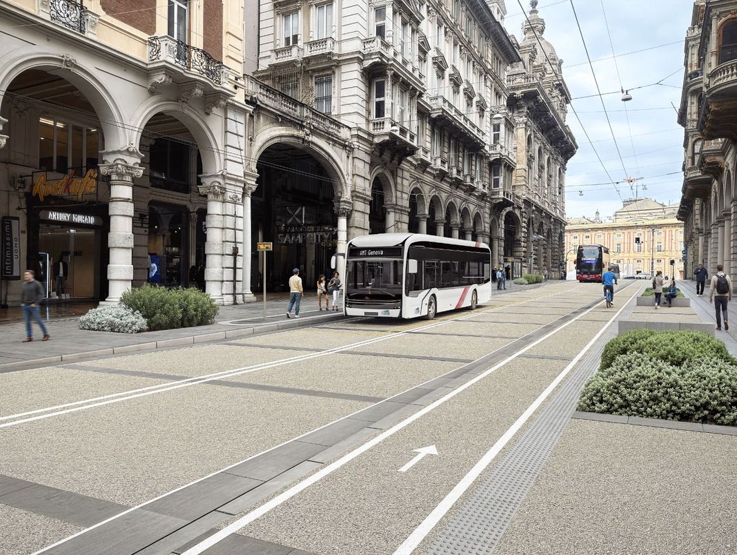 Genova, trasformazione via XX settembre, Confesercenti: occorre cautela via xx settembre genpva rendering progetto salis